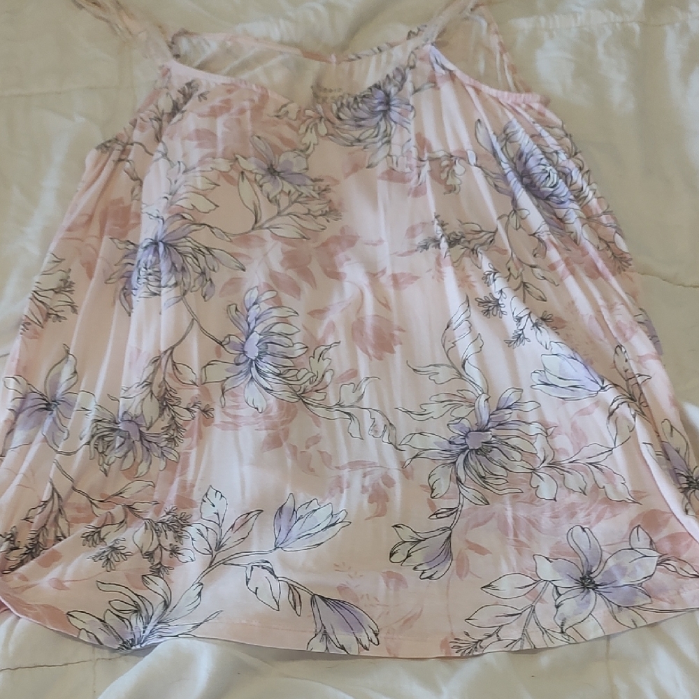 Torrid Pink and Purple Floral Camisole